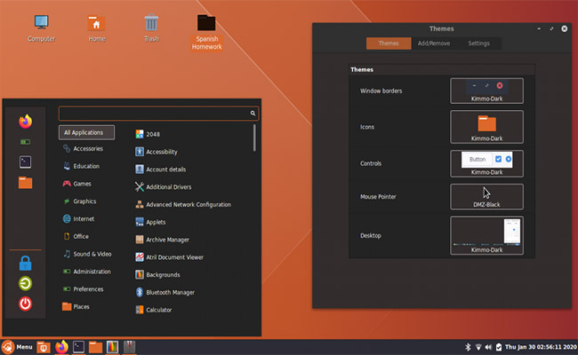 Ubuntu Cinnamon 20.04.1