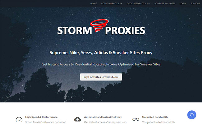 Storm Proxies Sneaker Proxies